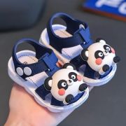 Sandalute bleumarin cu ursulet panda pentru baietei mbtui07