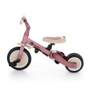 Tricicleta, Petite&Mars, Turbo, 5 in 1, Multifunctionala, Vehicul de impins, Bicicleta cu/fara pedale, Cu maner de ghidaj, Detasabil, Roti din cauciuc, Pana la 25 kg, 1.5-5 ani, Dusty Rose BYN613821