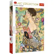 PUZZLE TREFL 1000 ART COLLECTION GUSTAV KLIMT DOAMNA CU EVANTAI VIV10925
