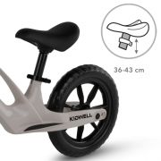 Bicicleta fara pedale, cadru magneziu, roti eva, kidwell vito - gri edeedirobivit03a0