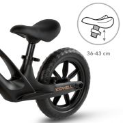 Bicicleta fara pedale, cadru magneziu, roti eva, kidwell vito - negru edeedirobivit02a0
