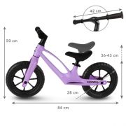 Bicicleta fara pedale, cadru magneziu, roti eva, kidwell vito - violet edeedirobivit01a0
