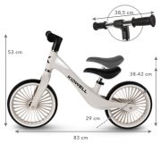 Bicicleta fara pedale, cadru nailon, roti pu, kidwell nix - gri edeedirobinix04a0