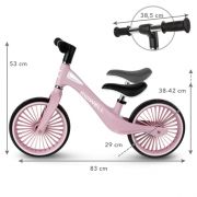 Bicicleta fara pedale, cadru nailon, roti pu, kidwell nix - roz edeedirobinix02a0