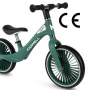 Bicicleta fara pedale, cadru nailon, roti pu, kidwell nix - verde edeedirobinix01a0