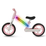 Bicicleta fara pedale, cadru nailon cu led, roti eva, kidwell suno - roz edeedirobisun01a0