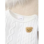 Costumas alb pentru bebelusi - mama's boy mdtu12-r1