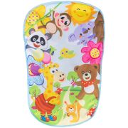 Covoras de joaca cu pian chipolino zoo party blue hubpgrzp02301bl