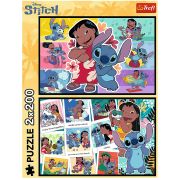 PUZZLE TREFL 2X200 DISNEY LILO SI STITCH VIATA FERICITA VIV13334