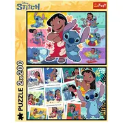PUZZLE TREFL 2X200 DISNEY LILO SI STITCH VIATA FERICITA VIV13334