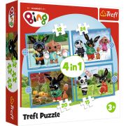 PUZZLE TREFL 4IN1 ACAMAR FILMS HAPPY BING VIV34631