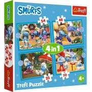 PUZZLE TREFL 4IN1 STRUMFII SATUL STRUMFILOR VIV34656