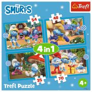 PUZZLE TREFL 4IN1 STRUMFII SATUL STRUMFILOR VIV34656