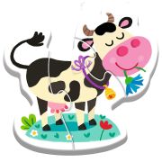 PUZZLE TREFL BABY CLASIC LA FERMA 14 PIESE VIV36127