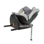Scaun auto cu isofix kidwell gocar, grupa 40-135 cm, i-size, omologare r129 - gri edeedifosagoc02a0