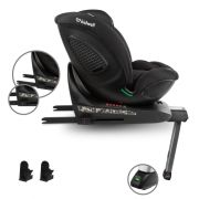 Scaun auto cu isofix kidwell gocar, grupa 40-135 cm, i-size, omologare r129 - negru edeedifosagoc01a0