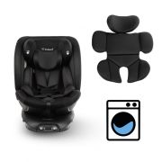 Scaun auto cu isofix kidwell gocar, grupa 40-135 cm, i-size, omologare r129 - negru edeedifosagoc01a0