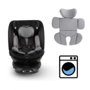 Scaun auto cu isofix kidwell gocar, grupa 40-135 cm, i-size, omologare r129 - negru-gri edeedifosagoc03a0