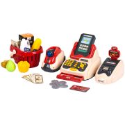 Set jucarie chipolino cash register cu lumini, sunete si 24 accesorii hubdipk002405cr