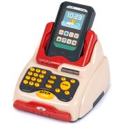 Set jucarie chipolino cash register cu lumini, sunete si 24 accesorii hubdipk002405cr
