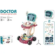 Set jucarie chipolino doctor cu lumini si 29 accesorii hubdipk002411ds