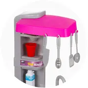 Set jucarie chipolino kitchen 72,5 cm cu sistem de curgere apa, lumini, sunete si 53 accesorii hubdipk002419sk