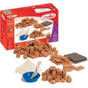 Set sortiment de caramizi cu mortar si accesorii tei1530
