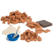 Set sortiment de caramizi cu mortar si accesorii tei1530
