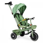 Tricicleta 2 in 1 pentru copii, scaun rotativ 360°, roti din spuma eva, ecotoys wql-066-18 - verde edeediwql-066-18green