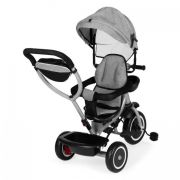 Tricicleta 2 in 1 pentru copii, scaun rotativ 360°, roti din spuma eva, ecotoys wql-066-52 - gri edeediwql-066-52grey