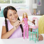 BARBIE SET DE JOACA PAPUSA BARBIE FACE CARIERA PEDIATRU VIVMTJCR71_JCR72