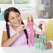 BARBIE SET DE JOACA PAPUSA BARBIE FACE CARIERA PEDIATRU VIVMTJCR71_JCR72