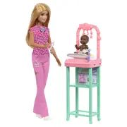 BARBIE SET DE JOACA PAPUSA BARBIE FACE CARIERA PEDIATRU VIVMTJCR71_JCR72
