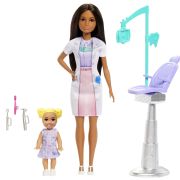 BARBIE SET DE JOACA PAPUSA BARBIE FACE CARIERA STOMATOLOG VIVMTJCR71_JCR75
