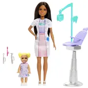 BARBIE SET DE JOACA PAPUSA BARBIE FACE CARIERA STOMATOLOG VIVMTJCR71_JCR75