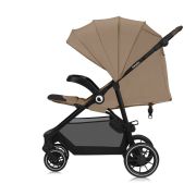 Carucior sport, Lionelo, Emma One, Cu tavita, Suport pahar, Plasa de tantari, Roti EVA, Maner reglabil, Pana la 22 kg, 6 luni+, Conform cu EN1888-1, Bej BYNLO-EMMA_ONE_BEIGE_SAND