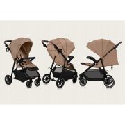 Carucior sport, Lionelo, Emma One, Cu tavita, Suport pahar, Plasa de tantari, Roti EVA, Maner reglabil, Pana la 22 kg, 6 luni+, Conform cu EN1888-1, Bej BYNLO-EMMA_ONE_BEIGE_SAND