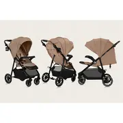 Carucior sport, Lionelo, Emma One, Cu tavita, Suport pahar, Plasa de tantari, Roti EVA, Maner reglabil, Pana la 22 kg, 6 luni+, Conform cu EN1888-1, Bej BYNLO-EMMA_ONE_BEIGE_SAND