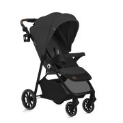 Carucior sport, Lionelo, Emma One, Cu tavita, Suport pahar, Plasa de tantari, Roti EVA, Maner reglabil, Pana la 22 kg, 6 luni+, Conform cu EN1888-1, Gri BYNLO-EMMA_ONE_GREY_STONE