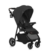 Carucior sport, Lionelo, Emma One, Cu tavita, Suport pahar, Plasa de tantari, Roti EVA, Maner reglabil, Pana la 22 kg, 6 luni+, Conform cu EN1888-1, Gri BYNLO-EMMA_ONE_GREY_STONE