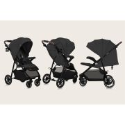 Carucior sport, Lionelo, Emma One, Cu tavita, Suport pahar, Plasa de tantari, Roti EVA, Maner reglabil, Pana la 22 kg, 6 luni+, Conform cu EN1888-1, Gri BYNLO-EMMA_ONE_GREY_STONE