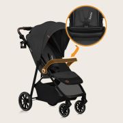 Carucior sport, Lionelo, Emma One, Cu tavita, Suport pahar, Plasa de tantari, Roti EVA, Maner reglabil, Pana la 22 kg, 6 luni+, Conform cu EN1888-1, Gri BYNLO-EMMA_ONE_GREY_STONE