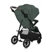 Carucior sport, Lionelo, Emma One, Cu tavita, Suport pahar, Plasa de tantari, Roti EVA, Maner reglabil, Pana la 22 kg, 6 luni+, Conform cu EN1888-1, Verde BYNLO-EMMA_ONE_GREEN_FOREST