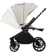 Carucior sport, Lionelo, Mika Plus, Cadru din aluminiu, Copertina XXL, Spatar reglabil in 3 pozitii, Cu accesorii, Pana la 22 kg, 6-48 luni; EN1888-1, EN1888-2 EN1466, Bej BYNLO-MIKA_PLUS_BEIGE_SAND