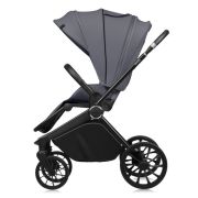 Carucior sport, Lionelo, Mika Plus, Cadru din aluminiu, Copertina XXL, Spatar reglabil in 3 pozitii, Cu accesorii, Pana la 22 kg, 6-48 luni; EN1888-1, EN1888-2 EN1466, Gri BYNLO-MIKA_PLUS_GREY_STONE
