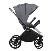 Carucior sport, Lionelo, Mika Plus, Cadru din aluminiu, Copertina XXL, Spatar reglabil in 3 pozitii, Cu accesorii, Pana la 22 kg, 6-48 luni; EN1888-1, EN1888-2 EN1466, Gri BYNLO-MIKA_PLUS_GREY_STONE