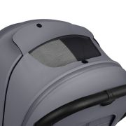 Carucior sport, Lionelo, Mika Plus, Cadru din aluminiu, Copertina XXL, Spatar reglabil in 3 pozitii, Cu accesorii, Pana la 22 kg, 6-48 luni; EN1888-1, EN1888-2 EN1466, Gri BYNLO-MIKA_PLUS_GREY_STONE