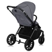 Carucior sport, Lionelo, Mika Plus, Cadru din aluminiu, Copertina XXL, Spatar reglabil in 3 pozitii, Cu accesorii, Pana la 22 kg, 6-48 luni; EN1888-1, EN1888-2 EN1466, Gri BYNLO-MIKA_PLUS_GREY_STONE
