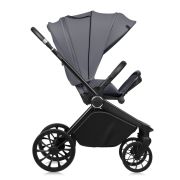 Carucior sport, Lionelo, Mika Plus, Cadru din aluminiu, Copertina XXL, Spatar reglabil in 3 pozitii, Cu accesorii, Pana la 22 kg, 6-48 luni; EN1888-1, EN1888-2 EN1466, Gri BYNLO-MIKA_PLUS_GREY_STONE