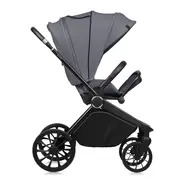 Carucior sport, Lionelo, Mika Plus, Cadru din aluminiu, Copertina XXL, Spatar reglabil in 3 pozitii, Cu accesorii, Pana la 22 kg, 6-48 luni; EN1888-1, EN1888-2 EN1466, Gri BYNLO-MIKA_PLUS_GREY_STONE